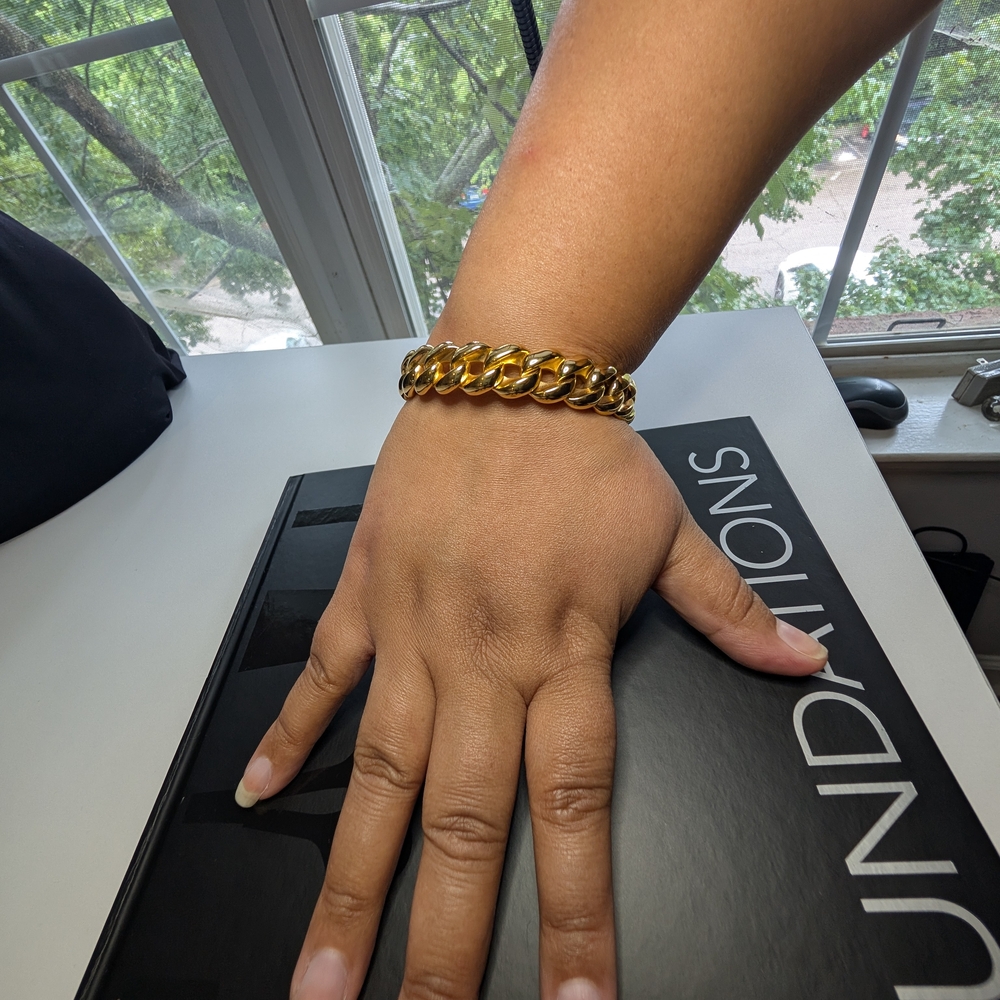 Chunky Gold Chain Bracelet